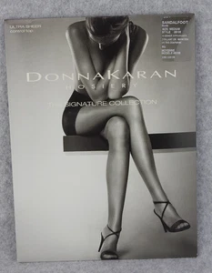 Donna Karan Hosiery Signature Ultra Sheer Control Top Sandalfoot Nude Medium - Picture 1 of 5