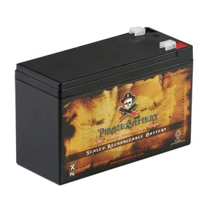 12V 7AH Rechargeable Sealed Lead Acid Battery for Alarm Systems T1 Terminals - Picture 1 of 8