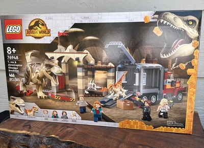 LEGO Jurassic World Dominion T. rex & Atrociraptor Dinosaur Breakout 76948 NIB - Image 1 of 4
