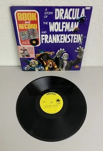 A Story of Dracula The Wolfman & Frankenstein Book & Record 1977 Lp Neal Adams - Foto 1 di 5