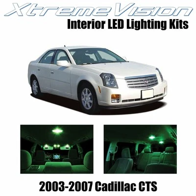 LED interior XtremeVision para Cadillac CTS 2003-2007 (5 PIEZAS) verde Foto 1 de 4