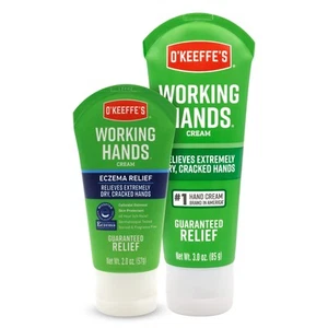 Working Hands Hand Cream; For Extremely Dry; Cracked Hands; 3 oz Tube and Ecz... - Picture 1 of 6