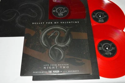 BULLET FOR MY VALENTINE Live From Brixton Night Two 3-LP Netherlands RED METAL - Image 1 of 4