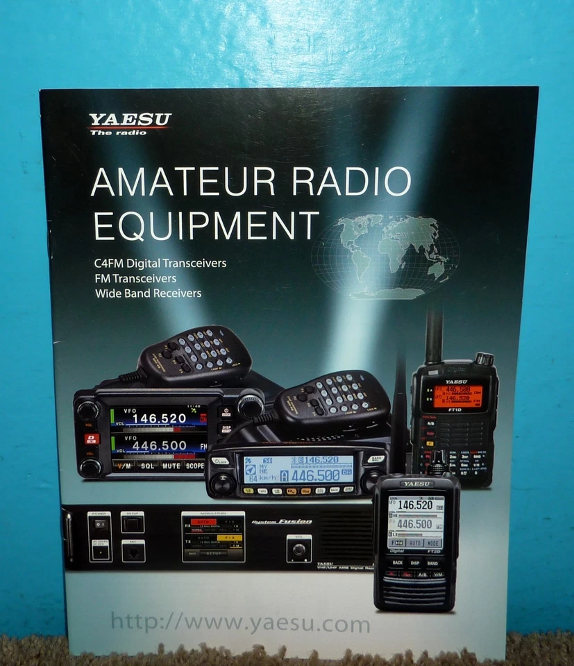 Yaesu Amateur Radio Equipment Catalog C4FM Transceivers Receivers Etc. OEM - Image 1 of 1