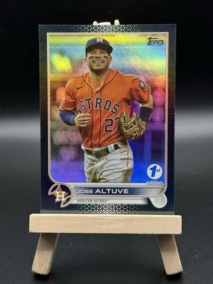 2022 Topps Series 1 1st Edition Jose Altuve #278 BLACK 14/25 Astros!! - Image 1 of 2
