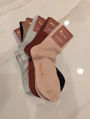 Loro Piana Cashmere Socks New With Tags 1x Pair - Image 1 of 4