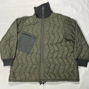 Chaqueta de Campo Acolchada Ejército Alemán Años 70 REKORD Cremallera Oliva Forro Abrigo XL Alemania - Imagen 1 de 18