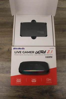 AVerMedia Live Gamer Ultra 2.1 4K60 Plug & Play Capture Card w/ VRR & HDR - Image 1 of 2
