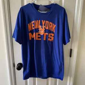 Fanatics NY Mets Logo Mens Blue/Orange "Dad 1" Tee Shirt Size Large NWT - Picture 1 of 10