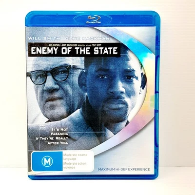 Enemy of the State Blu-ray 1998 Will Smith Gene Hackman Political Thriller - image 1 of 4