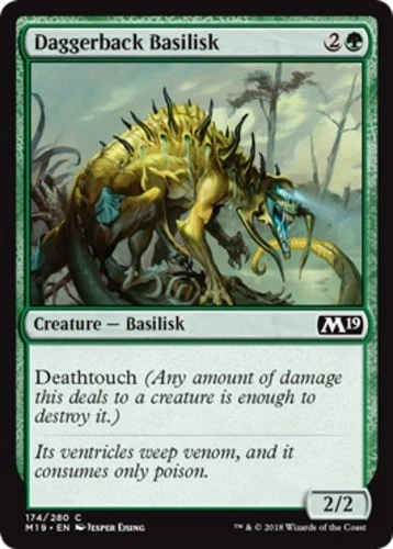 x1 Daggerback Basilisk - Core Set 2019 (M19) - NM - MTG - Image 1 of 1