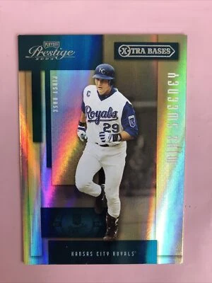 2004 Playoff Prestige Xtra Bases Black 067/150 Mike Sweeney #92 - KC Royals - Image 1 of 4