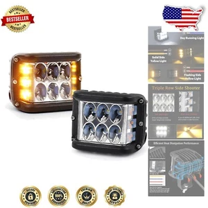 4-Inch LED Side Shooter Pod Lights for Trucks & Off-Road Vehicles - Waterproof - Bild 1 von 9