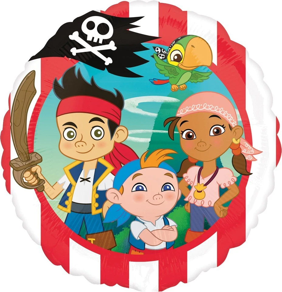 Anagram Jake-Never Land Pirates Foil Balloon, 18", Multicolored - Image 1 of 1