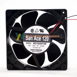 1pc brand new San Ace 120 9G1224H108 DC24V 0.22A 12cm Inverter Cooling Fan - Picture 1 of 4