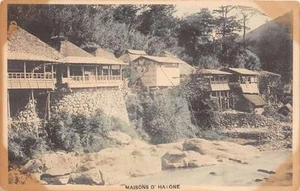 CPA JAPON MAISONS D'HAKONE  (dos non divisé) - Picture 1 of 1