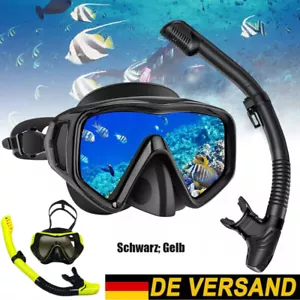 SCHNORCHELSET SCHNORCHELN SET MIT SCHNORCHEL TAUCHERBRILLE ERWACHSENE DE - Bild 1 von 11