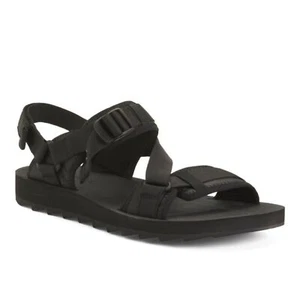 Merrell New Mens Size 10 1TRLs Alpine Strap Outdoor Sandals Black - Picture 1 of 10