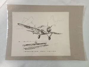 Impresión Brewster XF2A-2 Fighter 12x9 pulgadas - Imagen 1 de 5