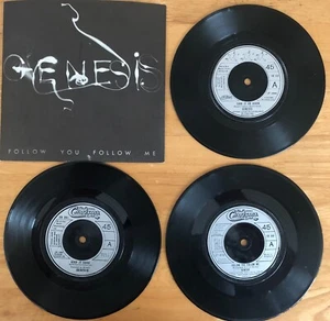 Genesis Collection job Bundle lot 7 " vinyl Uk Singles Charisma 45's x 4 - Picture 1 of 1