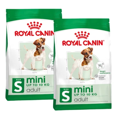 2 x 8kg ROYAL CANIN Mini Adult Trockenfutter kleine Hunde starke gesunde Knochen - Bild 1 von 4