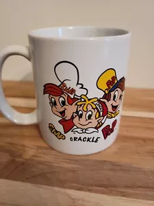 Vtg 2001 Kellogg's Rice Krispies Coffee Mug Cup Snap Crackle Pop Characters - Picture 1 of 4