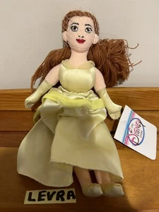 BELLE La Bella y la Bestia Disney Bolso de Frijoles de Peluche 8” Nuevo con Etiqueta - Imagen 1 de 2