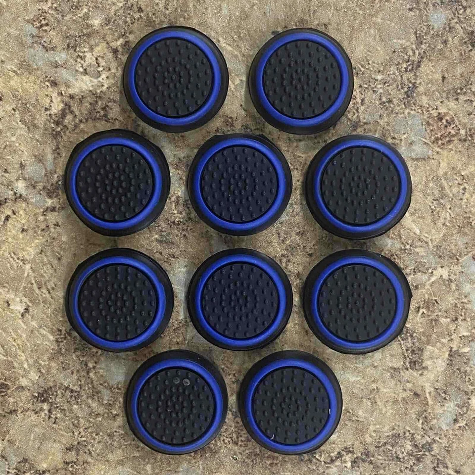 10x Black Thumb Stick Controller Grips Cap PS5 PS4 PS3 Xbox One Nintendo Switch - Image 1 of 1