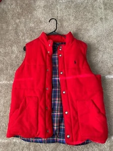 Boys Polo Ralph Lauren Vest Red Size 18-20 - Picture 1 of 3