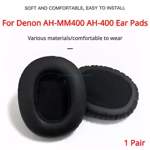 Almohadillas de repuesto para cubierta de auriculares Denon AH-MM400 AH-400 - Imagen 1 de 4