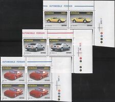 Romania 2007 Ferrari/Sports Cars/Motoring/Motor Racing/Transpor 6v c/b (s5044ja)