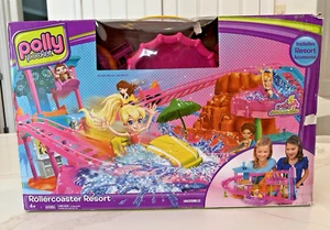 Vintage 2009 Polly Pocket Roller Coaster Resort Playset ~ 99% Complete! - Picture 1 of 4