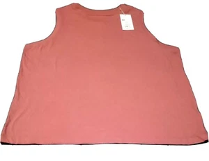 A New Day Tank Top Sleeveless Crew Neck Dark Pink Women XXL - New - Picture 1 of 2