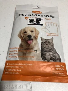 Pet Grooming Gloves Wet Wipes For Dogs And Cats Dog Cleaning Glove Wipes - Picture 1 of 1