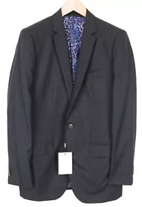 SUITSUPPLY Lazio Mens Blazer UK40L Dark Grey Wool Lined - Picture 1 of 13