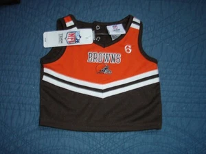 Girls Baker Mayfield Personalized #6 Cleveland Browns Cheerleader top New 18 Mos - Picture 1 of 1