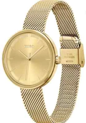 Reloj Hugo Damas Crush Dial Dorado Correa Malla PVP £169 ENVÍO GRATUITO Foto 1 de 4