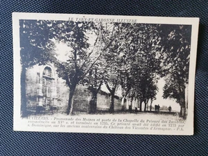 CPA 82 AUVILLARS - Promenade des Moines et Porte de la Chapelle du Prieuré - Imagen 1 de 2