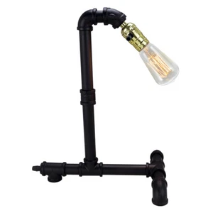 Punk Lamp Loft Style Retro Industrial Steam Metal Piping Desk Lamp For Offices - Picture 1 of 4