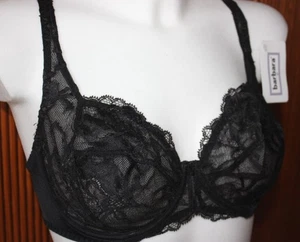 NEU: DIRNDL BH "AZULLINO" STICKEREI-SPITZE BÜGEL 90 F BARBARA schwarz *681709 - Picture 1 of 10