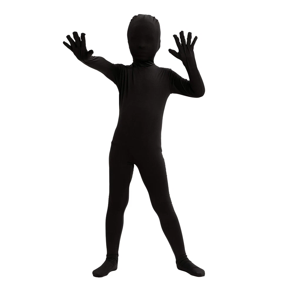 Child Unisex Black Second Skin Costume Black Size 0.0 92te