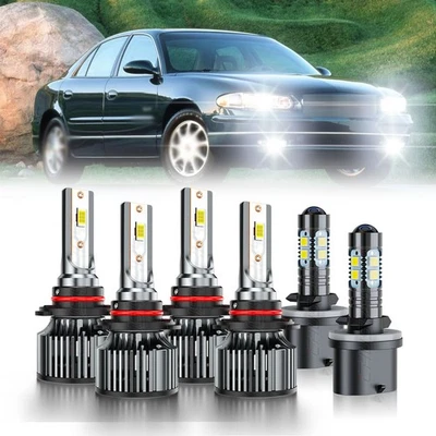 Kit de faros LED de haz alto bajo + bombillas antiniebla para Isuzu Ascender 2003-2008 Foto 1 de 4