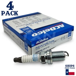 4 Pack Genuine GM ACDelco Iridium Spark Plugs 41-121 - Picture 1 of 3