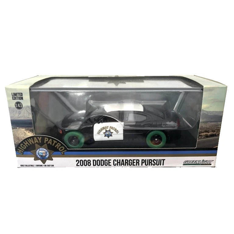 Greenlight 1/43 Scale 2008 Dodge Charger Pursuit CHP Police Car - 86087 Chase - Image 1 of 1