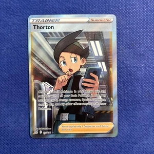 Pokemon Thornton Full Art Trainer Verlorener Ursprung Schwert & Schild 195/196 NM - Bild 1 von 3