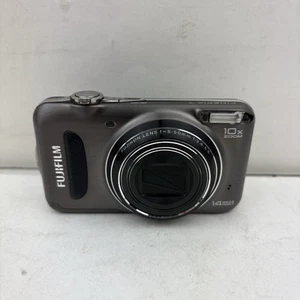 FujiFilm FinePix T210 Digital Camera With Battery No Charger Cracked Flash - Picture 1 of 9