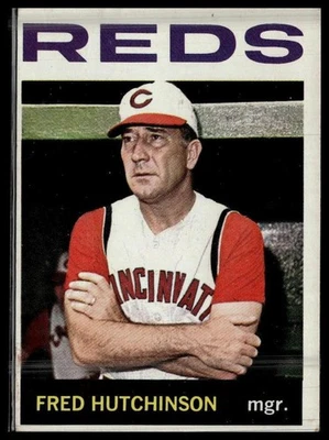 1964 Topps #207 Fred Hutchinson Foto 1 de 2