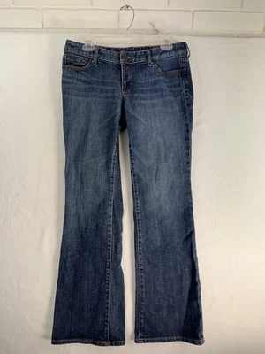 X2 Stella Boot Jeans Womens 8 Flare Stretch Denim Embroidered Back Medium Wash - Image 1 of 4