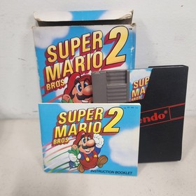 Super Mario Bros. 2 NES Nintendo Complete CIB Authentic & Tested! Rare!