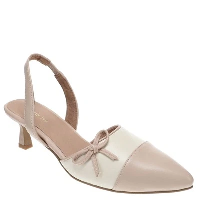 ALL BLACK Little Bow Sling Women's Pump - Pink - Image 1 of 4